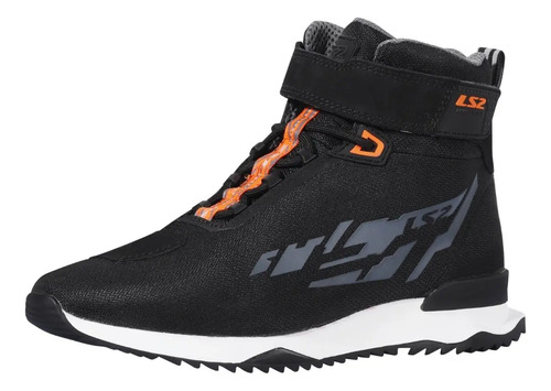 Botas Moto Ls2 Acrux Man Negro Naranja Naranja 42