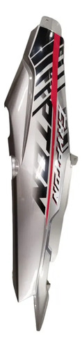 Lateral Colin Izquierd Crypton 110 Plata Calco Negro