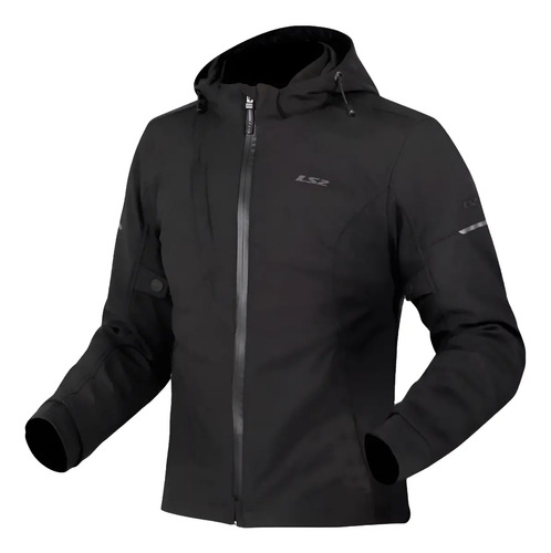 Campera Moto Ls2 Bolton Man Negra