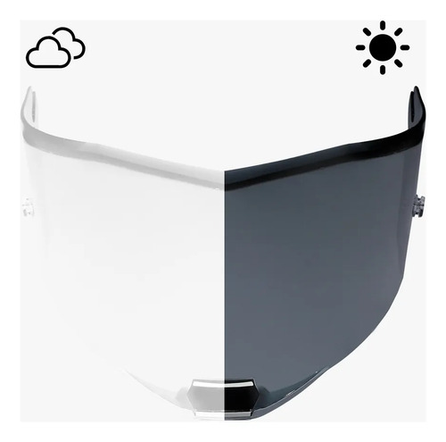 Visor Fotocromatico Negro Ls2 Para Ff805 Negro