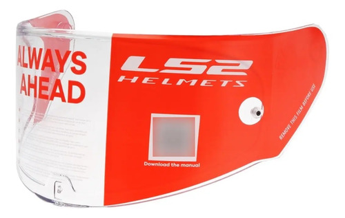 Visor Casco Ls2 Blanco Ff 353 Ff 320 Ff 800 Repuesto Blanco