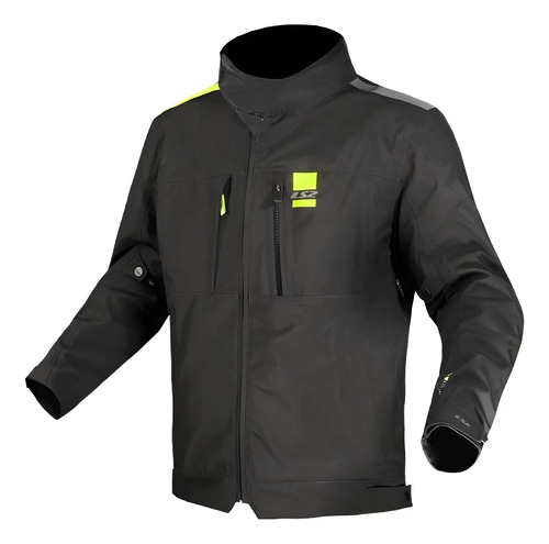 Campera Moto Titanium Man Black Ls2