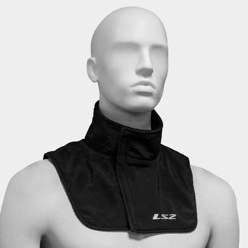 Cuello De Abrigo Moto Neck Warmer Ls2 Negro Liso Unico