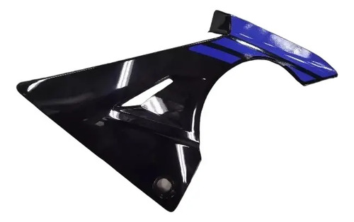 Spoiler Izquierdo Ybr 125 Z Negro Calco Azul