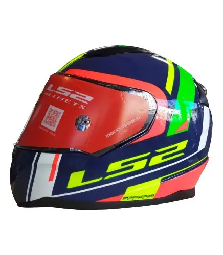 Casco Ls2 Ff353 Rapid Slide Azul-naranja