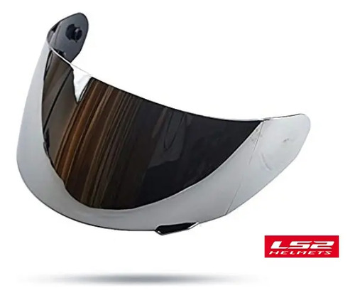 Visor Casco Ls2 Silver Ff 352 Ff 802 Repuesto Plateado