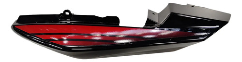 Colin Izquierdo Ybr 125 Z Negro Calcos Rojos Negro/rojo