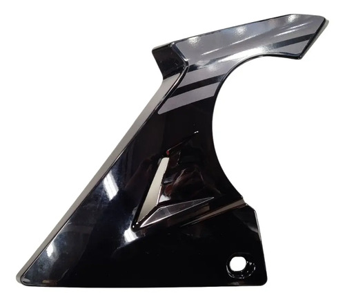 Spoiler Izquierdo Ybr 125 Z Negro Calco Gris