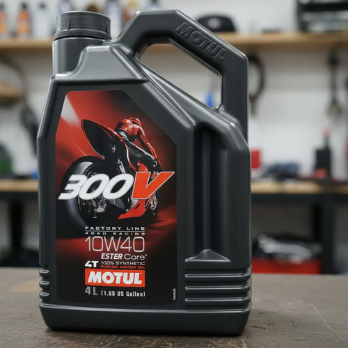 Aceite Motor Motul Sintetico 300v 10w40 4t Racing 4l
