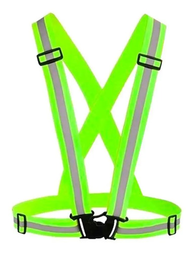 Cinta Reflectiva Verde Seguridad Vial Moto
