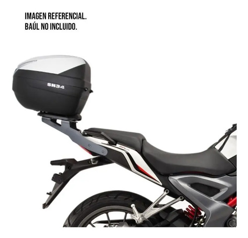 Soporte Baul Top Case Shad Benelli Tnt 250 Negro