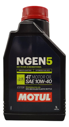 Aceite Motor Motul Ngen 5 10w40 4t 1l