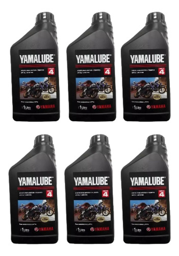 Aceite Motor Yamalube 4t 20w 40 Mineral 6 Litros